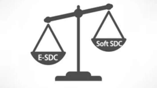 Як параўнаць E- SDC з мяккім SDC